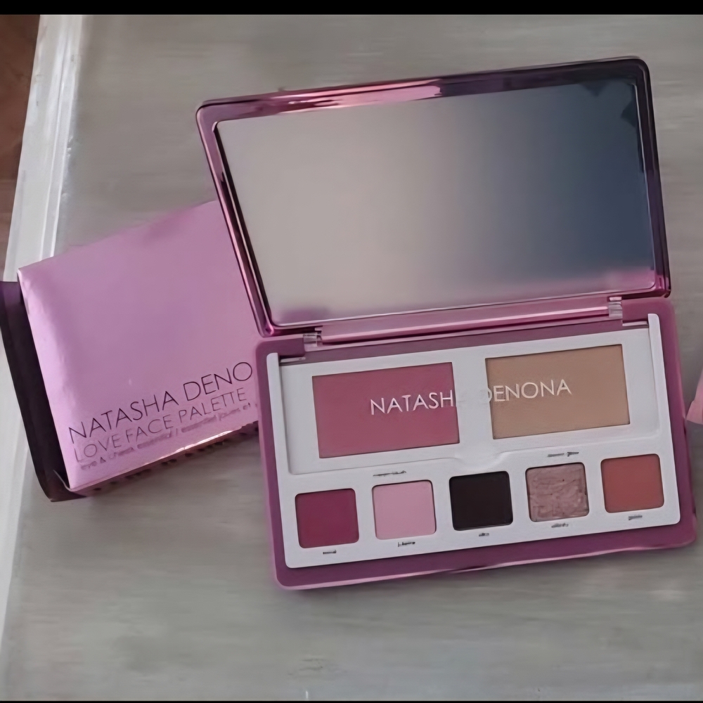 Natasha Denona Pink Love Face Palette – Pink, Rose, Brown & Champagne Shades
